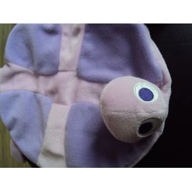 Doudou Tortue Plat Vert Baudet/ Mauve Violet