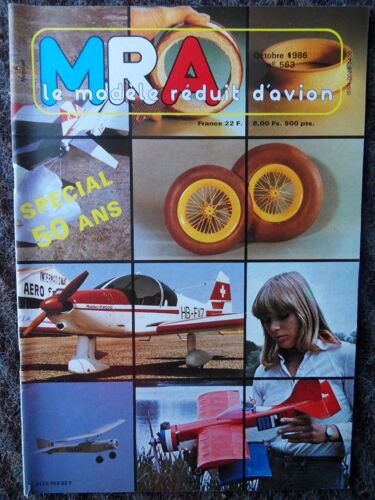 Mra Le Modele Reduit D Avion N°563-Octobre 1986