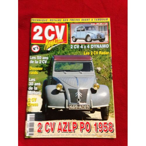 2 Cv Magazine N° 3 La 2 Cv Azlp-Po-1958