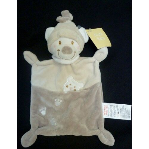 Doudou Ours Plat Empreintes Pas Nicotoy