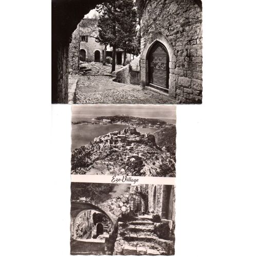 06 Eze-Village - Lot De 2 Cartes Semi-Modernes