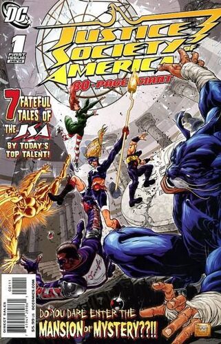 Justice Society Of America 80-Pages Giant ( V.O. 2010 ) ** All Members ** Art : Jerry Ordway, Jesus Merino, Guedes...