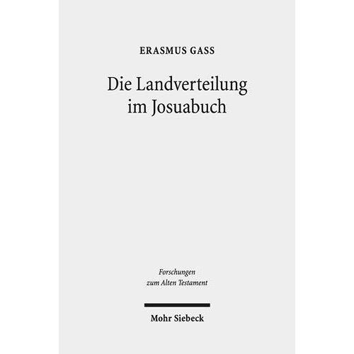 Die Landverteilung Im Josuabuch