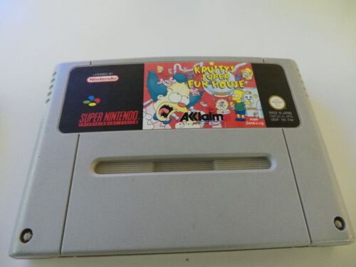 Krustys Super Fun House Sbn Occ Super Nintendo - Super Nes