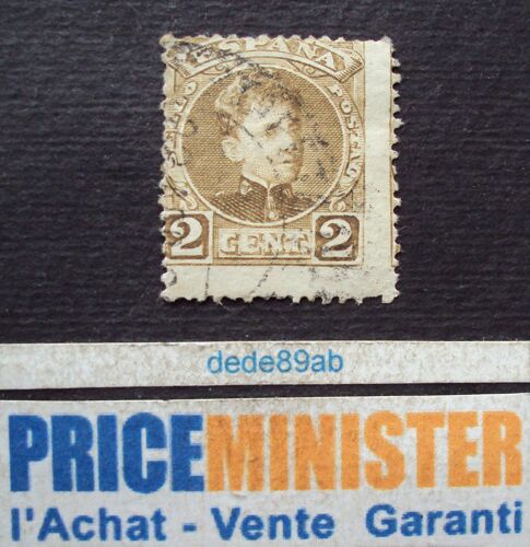 Espagne..  2 Cent Espana . Le Roi Alphonse 13 . Oblitéré.