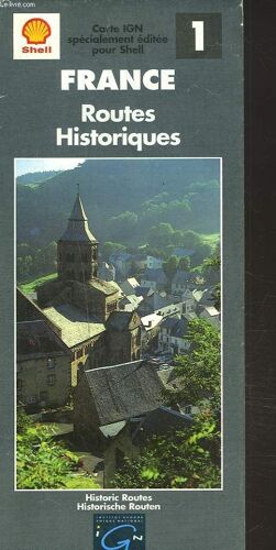 Carte Ign. France 1. Routes Historiques.