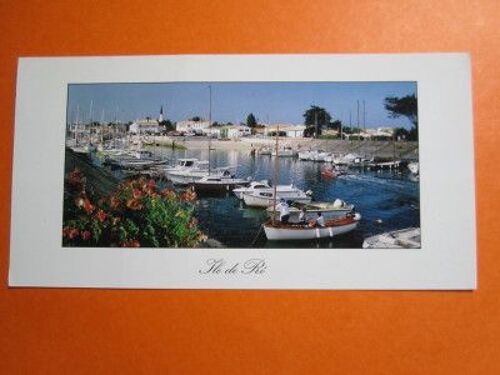 Carte Postale Affranchie : Ïle De Ré, 2001 (Pliure Au Centre De La Carte)