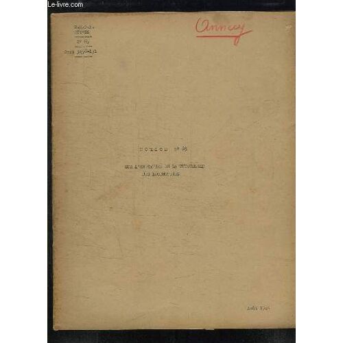 Notice N° 65 Sur L Entretien De La Tuyauterie Des Locomotives.