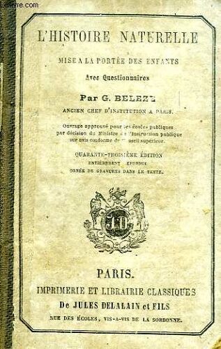 L'histoire Naturelle Mise A La Portee Des Enfants