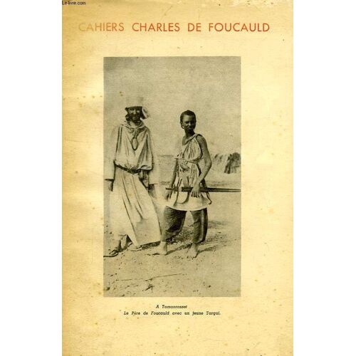 Cahiers Charles De Foucauld, Vol. N° 25, 1952