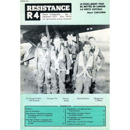 Resistance R4, N° 2, Dec. 1977
