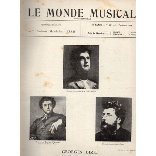 Le Monde Musical 10  31 Octobre 1938