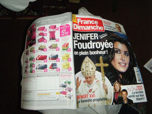 France Dimanche 3468 Jenifer Foudroyée En Plein Bonheur!