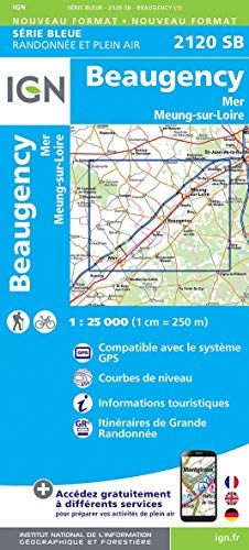 Beaugency.Mer.Meung-Sur-Loire 1:25 000