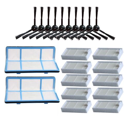 Pièces détachées pour robot aspirateur Hepa,filtre à poussière primaire, brosse latérale efficace, ilife v5, v5s, V3, V3 May06105920