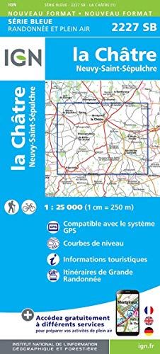 La Châtre-Neuvy-St-Sépulchre 1:25 000