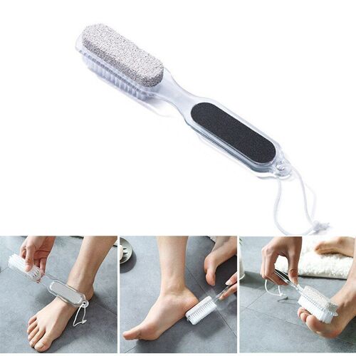 Outil De Pédicure Et De Massage Des Pieds À Double Face, Brosse Exfoliante Pour Enlever La Peau Morte, Outil De Soins Des Pieds 19ing