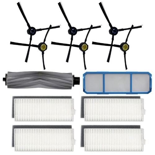 Brosse Latérale Avec Filtre Et Rouleau, Accessoires De Nettoyage Ménager, Pièces Remplaçables Pour Aspirateur Robot Silvercrest Ssr1 9109-May14A19853