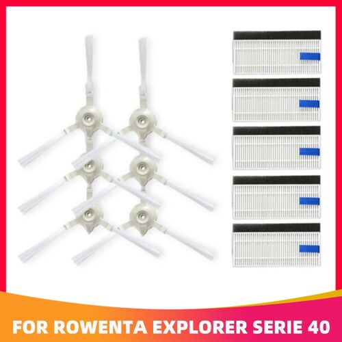 Tefal Rowenta Explorer/X-Plorer 20 40 50 Series Side Brush Filter Replacement Parts Smart Force Robot Aspirateur 9109-May23826