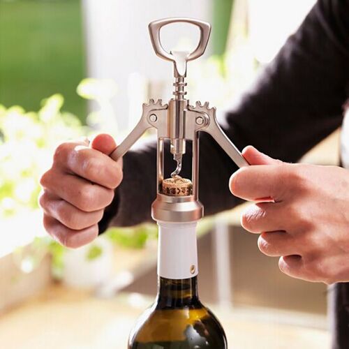Ouvre-Bouteille De Type Aile En Acier Inoxydable, Tire-Bouchon En Métal, Décapsuleur De Vin Rouge, Nouveau