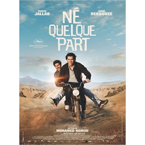 Né Quelque Part - Véritable Affiche De Cinéma Pliée - Format 120x160 Cm- De Mohamed Hamidi Avec Jamel Debbouze, Tewfik Jallab, Malik Bentalha, Fatsah Bouyahmed, Abdelkader Secteur, Mohamed Majd - 2013