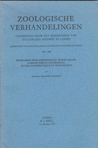 Hydraires Semi-Profonds De Madacgascar Etude Systematique Et Ecologique