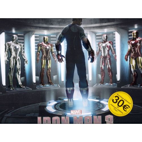Iron Man 3 - Coffret De Pré-Réservation - Edition Limitée Fnac  - Inclus La Carte Cadeau - Les 3 Figurines - Le Guide Ultime De 200 Pages..