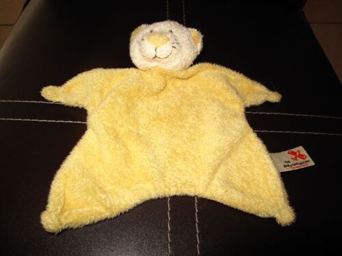 Doudou Chat Plat Forme Étoile Jaune Et Écru"Nicotoy"