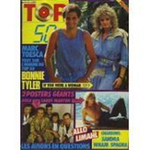 Marc Toesca 2p/ Bananarama 1/2p/ Bonnie Tyler 3p/ Spagna 1p/ Les Avions 2p/ Caroline Grimm 1p/ Rod Stewart 1/2p/ Matt Bianco 1/2/ Sandra 1p/ Wham 1p/ Articles Photos Rita Mitsouko, Catherine Lara, Gold , Daho 22