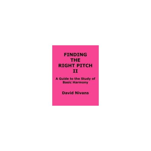 Finding The Right Pitch Ii