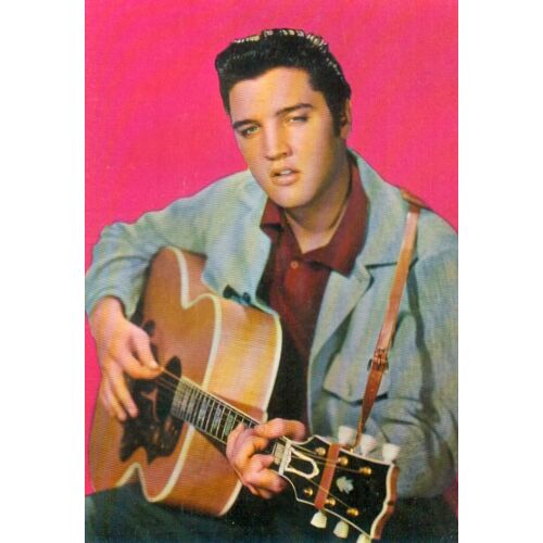 Carte Postale "251 - Elvis Presley" Offerte Par Les Carbones Korès "Carboplane"