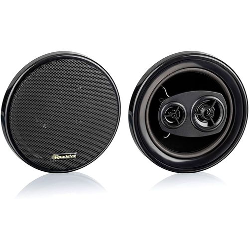 Haut-Parleurs de Voiture 16cm Coaxial, Audio à 3 Voies 2 Haut-Parleurs, PMPO 80W, 80 W, Noir, Roadstar, PS-1635
