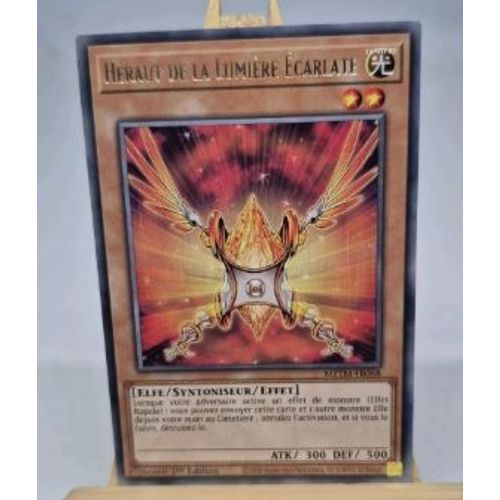 Yu Gi Oh Mztm Fr068 Héraut De La Lumière Écarlate Rare