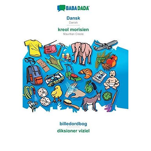 Babadada, Dansk - Kreol Morisien, Billedordbog - Diksioner Viziel