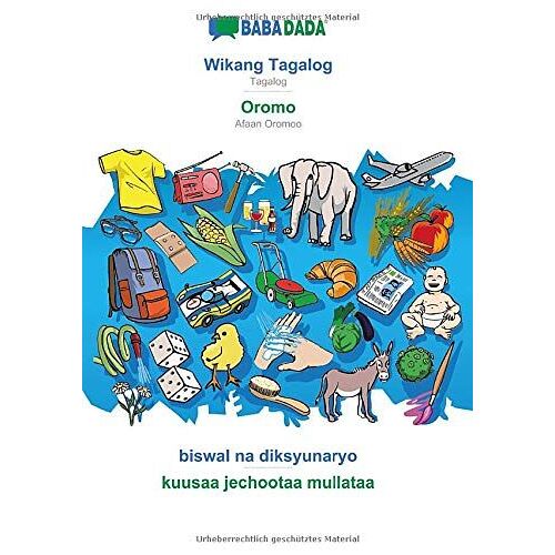 Babadada, Wikang Tagalog - Oromo, Biswal Na Diksyunaryo - Kuusaa Jechootaa Mullataa