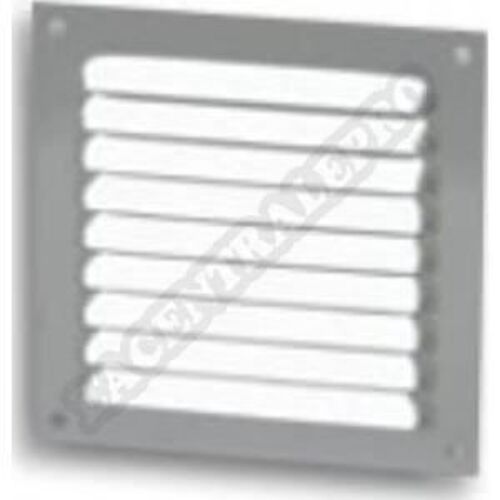 Grille d'aération à visser persienne alu gris 1LM1