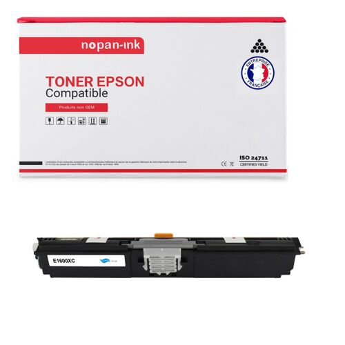 1 Toner pour EPSON C13S050556 Cyan 2700 Pages avec Epson Aculaser C 1600 CX 16 CX 16 DNF CX 16 DTNF CX 16 NF