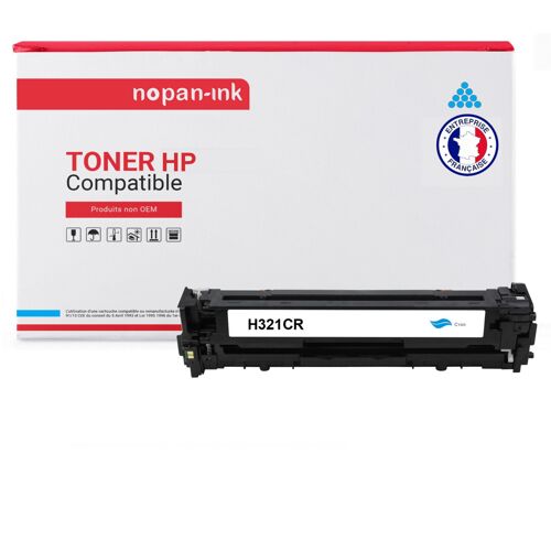 1 Toner pour HP CE321A 128A Cyan 1300 Pages avec P LaserJet Pro 200 color M251n P LaserJet Pro 200 color M251nw P LaserJet Pro 200 color MFP M276n P LaserJet Pro 200 color MFP M276nw P Color LaserJet
