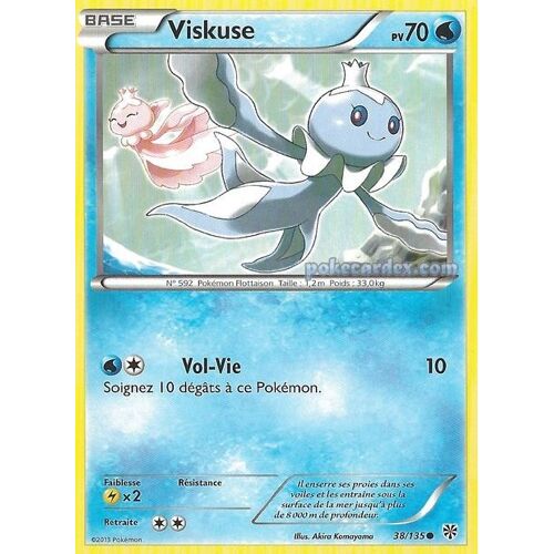 Pokemon - Viskuse (Frillish)  - Plasma Storm - Pv70 - 38/135