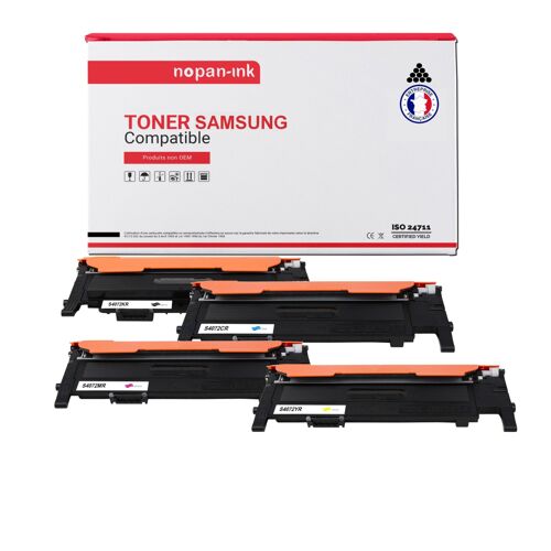4 Toner pour SAMSUNG CLT-K4072S ELS + CLT-C4072S ELS + CLT-M4072S ELS + CLT-Y4072S ELS Black + Cyan + Magenta + Jaune BK:1500 CMY:1000 Pages avec Samsung CLP-320 Samsung CLP-320 N Samsung CLP-320 Seri