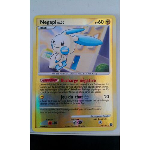 Carte Pokemon : Negapi 60pv - Diamant & Perle : Merveilles Secretes