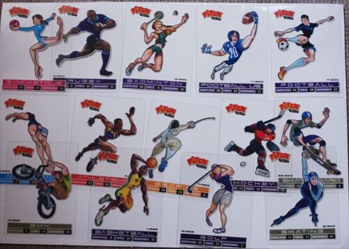 Lot De 14  Cartes Pitch De Pasquier - Pitch Team - Joue Avec Tes Sportifs !