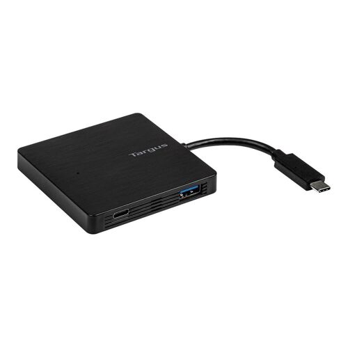 Targus - Concentrateur (hub) - 3 x SuperSpeed USB 3.0 + 1 x USB-C 3.1 de 1re génération (alimentation électrique) - de bureau