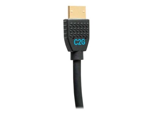 C2G 2ft 4K HDMI Cable - Performance Series Cable - Ultra Flexible - M/M - Câble HDMI - HDMI mâle pour HDMI mâle - 60 cm - noir