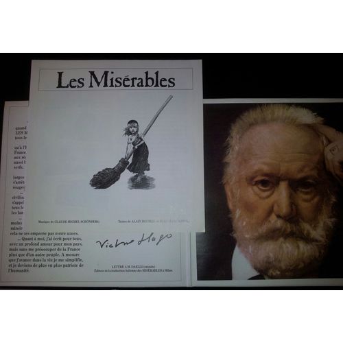 Les Misérables : 2 Disques 33t + Livret Avec Paroles
