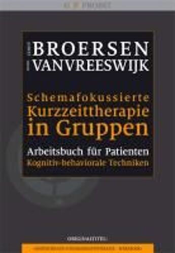 Schemafokussierte Kurzzeittherapie In Gruppen