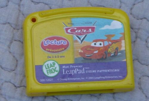 Leap Frog Mon Premier Leappad Cars Disney Lecture Préscolaire Cartouche
