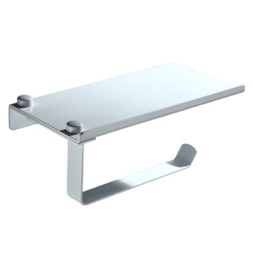 Porte-Papier De Soie Mural Cuisine Porte-Rouleau Papier Avec Étagère Vis Ensemble Pour Ménage Salle De Bain Papier Accessoires