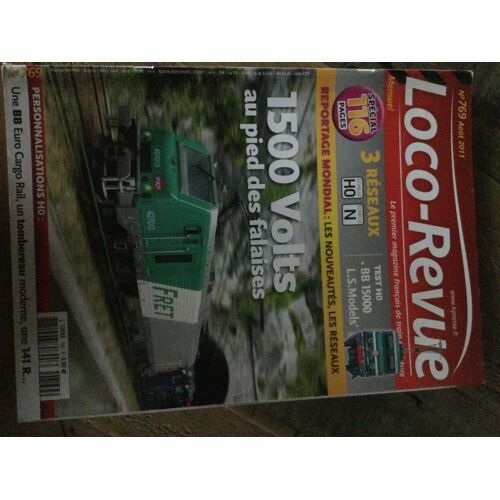 Loco-Revue 769 1500 Volts Au Pied Des Falaises