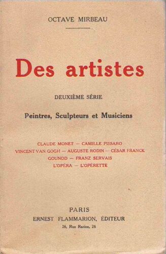 Des Artistes